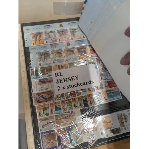 27 - 2 x folders of Stamp First Day Covers from 1970s & 1980s, used stamps of Commonwealth mounted on she... 