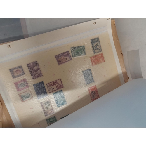 27 - 2 x folders of Stamp First Day Covers from 1970s & 1980s, used stamps of Commonwealth mounted on she... 