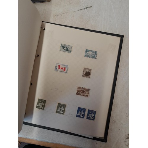 45 - Stamps of the World mounted used and mint in various albums & First Day Stamp Covers