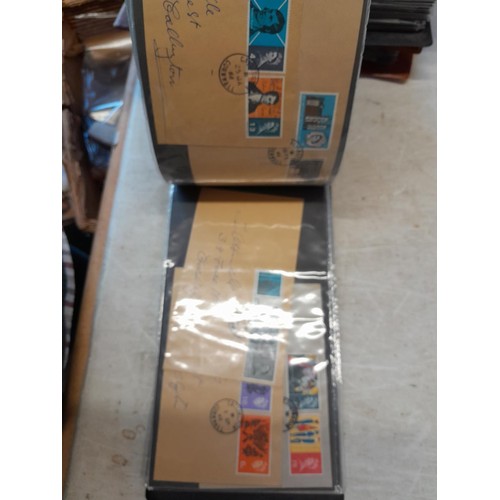 49 - Large array of First Day Stamp covers from the late 1960s onwards in various albums