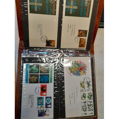 49 - Large array of First Day Stamp covers from the late 1960s onwards in various albums