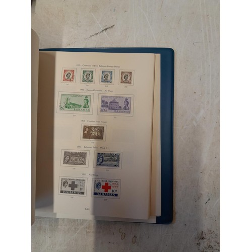 51 - Stamps : QEII stamps mint in stock book, very sparsely filled 25th Anniversary of Coronation of QEII... 