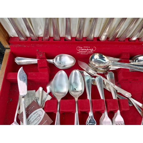 65 - Canteen of plated cutlery