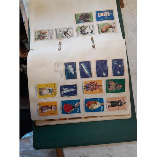 112 - Albums of First Day Stamp Covers from the late 1960s onwards, 3 x album of matchbox labels etc.