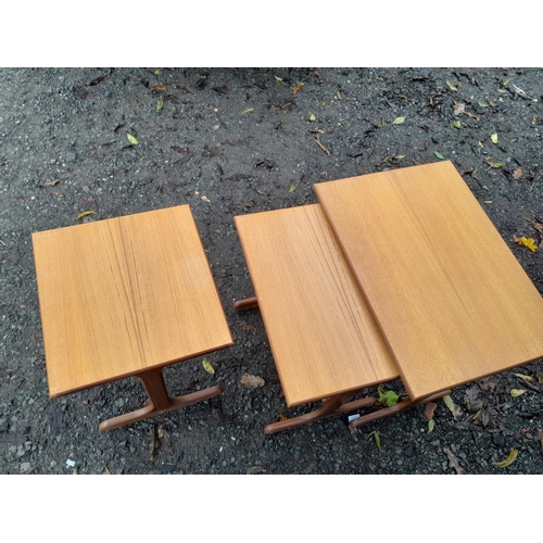 174 - Set of teak G Plan nest of tables