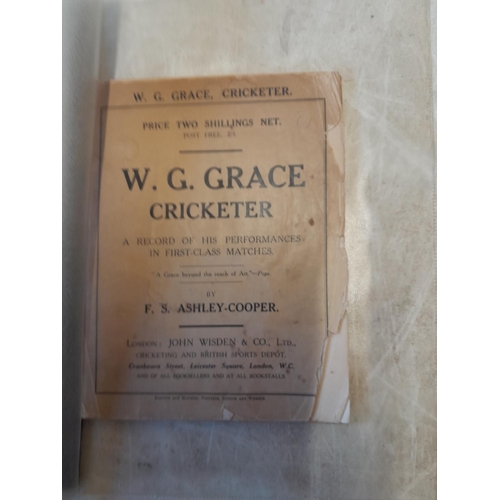 223 - Single volume : paperback W G Grace Cricketer, a record of his performance in first class matches by... 