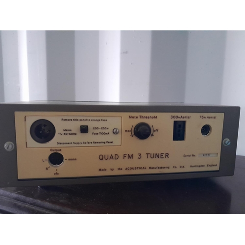 241 - Vintage stereo interest : Quad FM 3 tuner