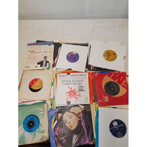 283 - Assorted Ex DJ record singles, commercial pop from the 1960s - late 1980s