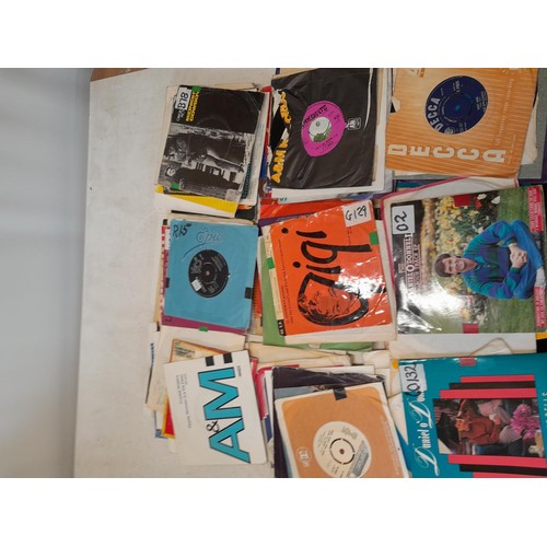 283 - Assorted Ex DJ record singles, commercial pop from the 1960s - late 1980s