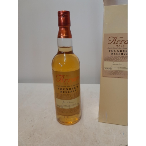 303 - Single bottle of Arran Distilleries Single Malt Founders reserve blended whisky in box of issue