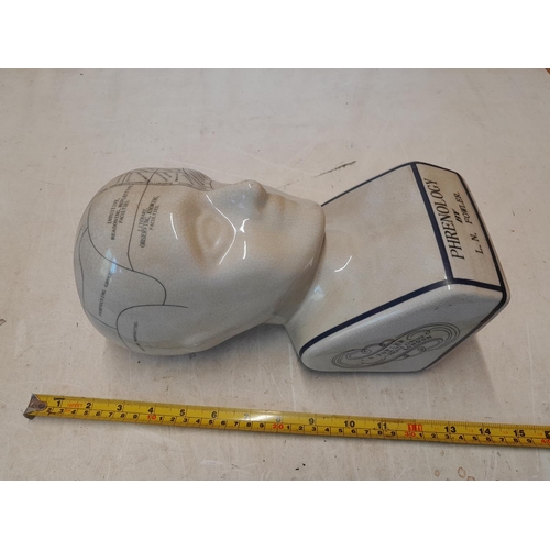 396 - Phrenology pottery head