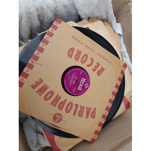 417 - Box of assorted theme 78s