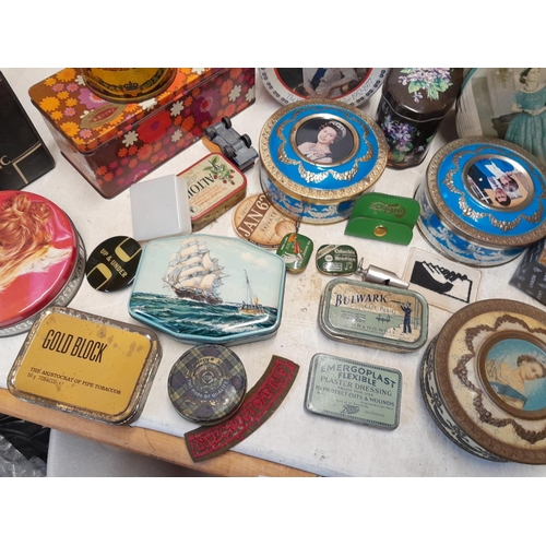 5 - Collection of various vintage tins