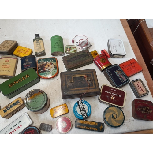 7 - Collection of various vintage tins