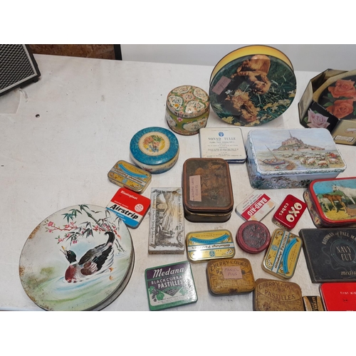 12 - Collection of various vintage tins