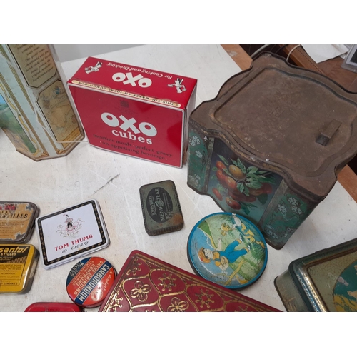 14 - Collection of various vintage tins