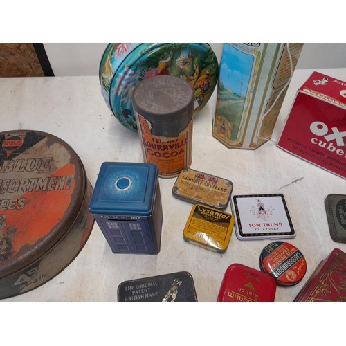 14 - Collection of various vintage tins