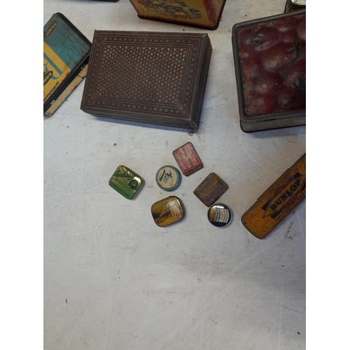 16 - Collection of various vintage tins