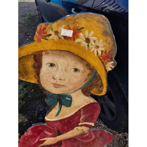 21 - Late 19th / early 20th century painted dummy board in the Regency style