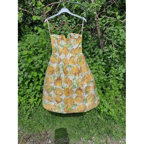 203 - Vintage floral print dress