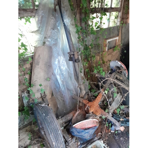 301 - Riley Kestrel in pieces for restoration or spares from the 1930s