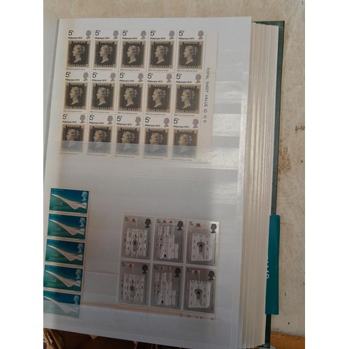 322 - Stamps : Pre Decimal GB stamps mounted loose & mint in a stock book including 1951 Festival of Brita... 