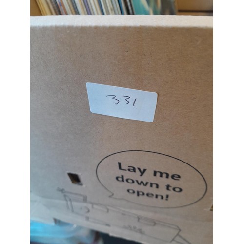 331 - Box of vinyl record albums : mainly classical, stereo press included