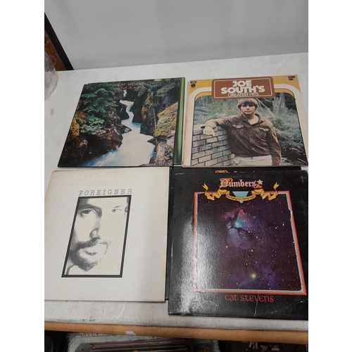 271 - 12 x vinyl record albums : Mike Oldfield, Joe South, Snafu Situation Normal, Cat Stevens : Mona Bone... 