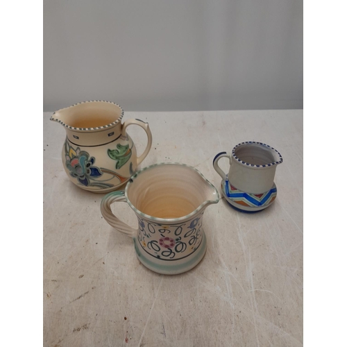 265 - 3 x Honiton pottery jugs