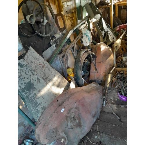 375 - Riley Kestrel in pieces for restoration or spares from the 1930s