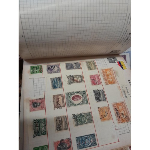 378 - Stamps as kiloware new and used in stock book, Schoolboy stamps of the world etc.