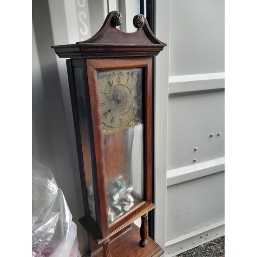 401 - Late 19th century Continental long case clock