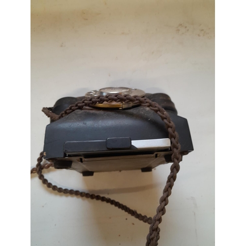 48 - Vintage black bakelite telephone