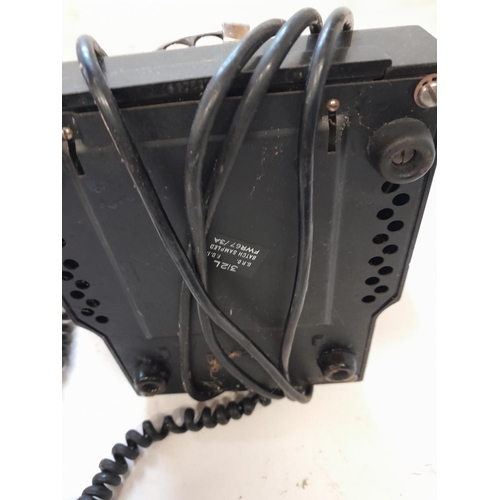 58 - Vintage black bakelite telephone