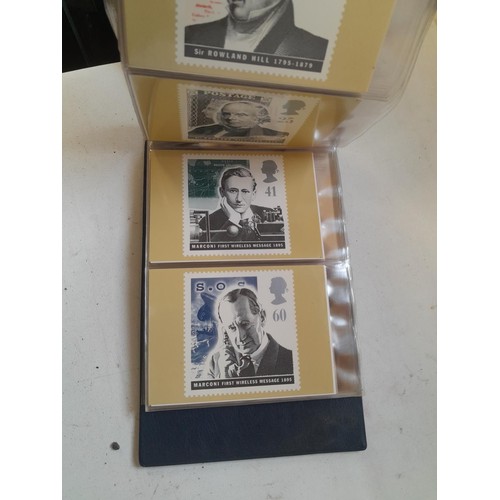 351 - Stamp PHQ cards presented in 2 x albums