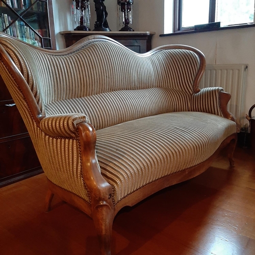 441 - Early 20th century French Boudoir chaise settee sofa