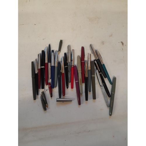 21 - Vintage pens : Parker Paper Mate, Osmiroid and other some for spares