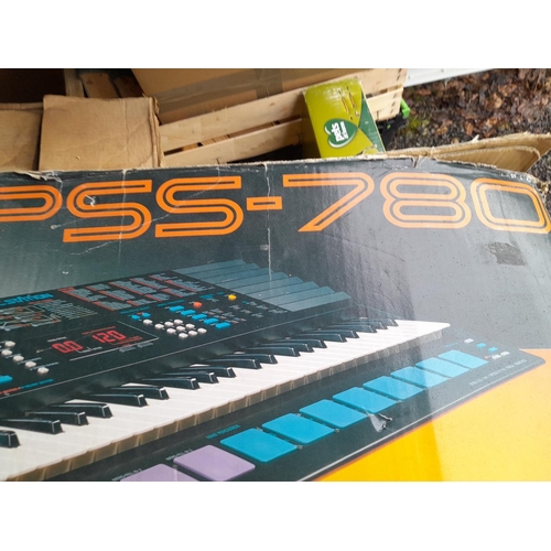 120 - Boxed Yamaha Portasound piano keyboard PSS 780