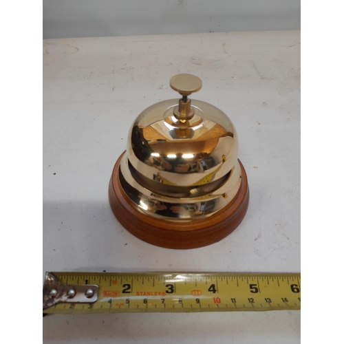 195 - Brass reception bell