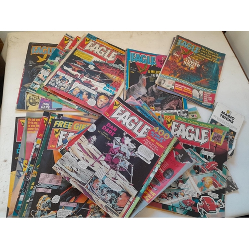 231 - Various cartoon magazines from the mid 1980s : Beano, Eagle etc