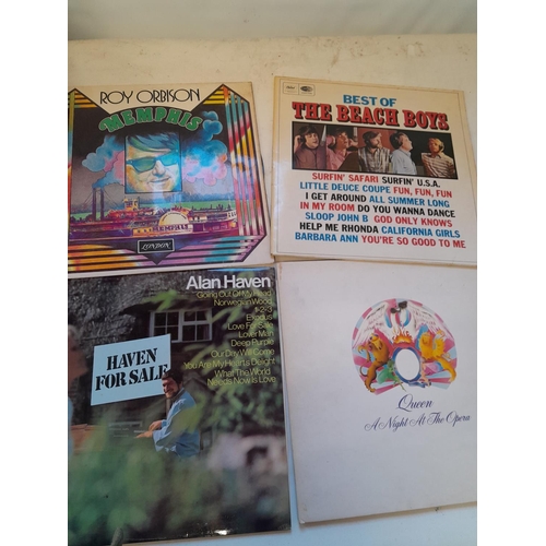 247 - Various vinyl record album including signed Alan Haven