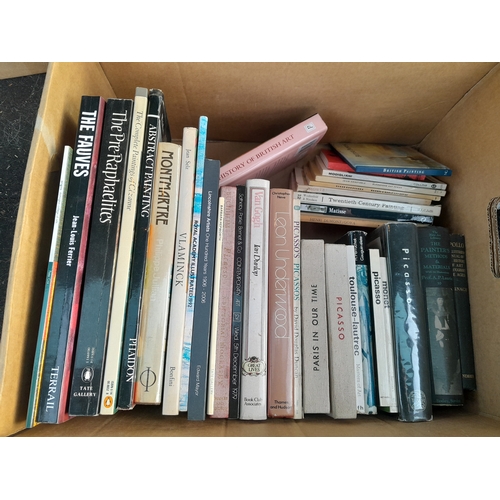 250 - Box of art themed books