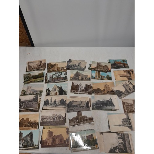 268 - Postcards : over 100 coloured and black & white cards from early - mid 20th century all relating to ... 