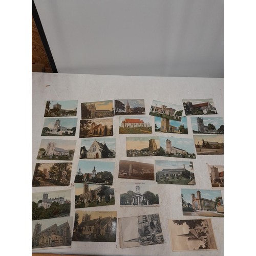 268 - Postcards : over 100 coloured and black & white cards from early - mid 20th century all relating to ... 