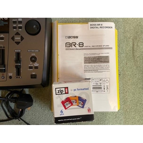 363 - Boss BR8  - 8 track Music recorder with built in drum machine and phrase trainer complete with Manua... 