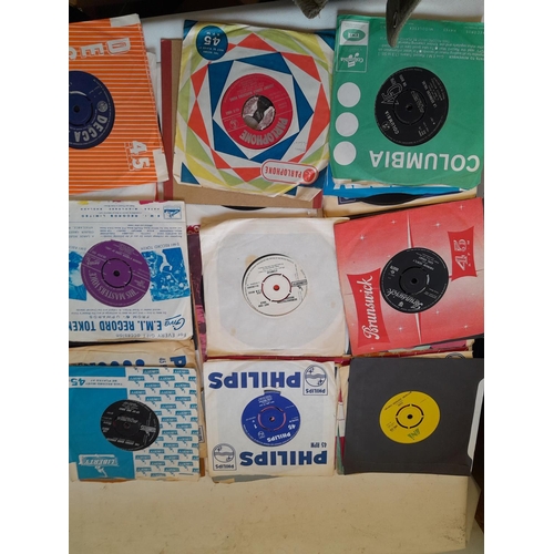 481 - Various vinyl record singles : commercial pop from 1960s onwards, promo included