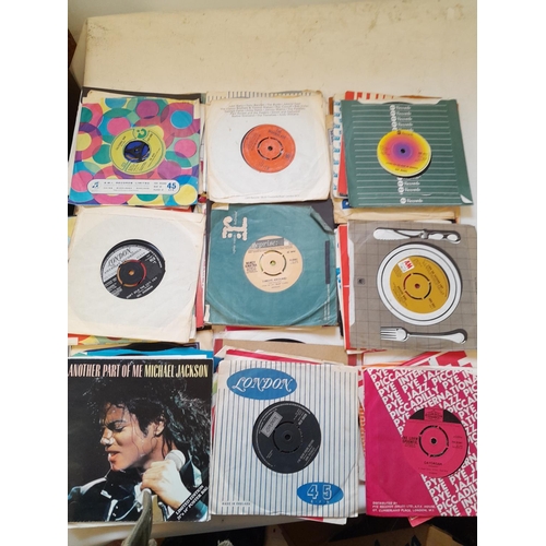 481 - Various vinyl record singles : commercial pop from 1960s onwards, promo included