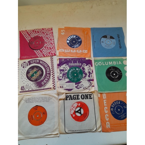 482 - Various vinyl record singles : commercial pop from 1960s onwards, promo included