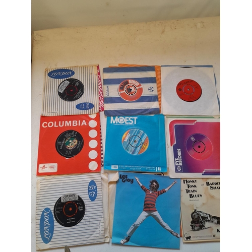 482 - Various vinyl record singles : commercial pop from 1960s onwards, promo included