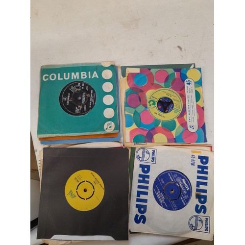 481 - Various vinyl record singles : commercial pop from 1960s onwards, promo included